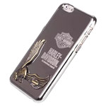 Чехол Harley Davidson An American Legend для Apple iPhone 6 (серебристый, металлический)