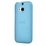 Чехол GGMM Pure Case для HTC new One (HTC M8) (голубой, гелевый)