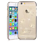 Чехол Comma Crystal Flora для Apple iPhone 6 plus (золотистый, пластиковый)