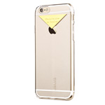 Чехол USAMS Dazzle Series для Apple iPhone 6 (золотистый полупрозрачный, гелевый)