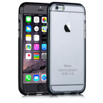 Чехол Vouni Duo case для Apple iPhone 6 (черный, гелевый)