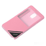 Чехол USAMS Viva Series для Samsung Galaxy Note 4 N910 (розовый, кожаный)