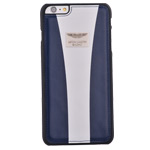 Чехол Aston Martin Racing Strap для Apple iPhone 6 (синий/белый, кожаный)