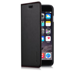 Чехол Comma Elite case для Apple iPhone 6 plus (черный, кожаный)