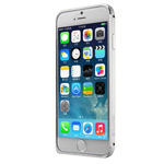 Чехол G-Case Ultra Thin Aluminium Bumper для Apple iPhone 6 (серебристый, алюминиевый)