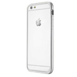 Чехол G-Case Ultra Slim TPU Bumper для Apple iPhone 6 (серебристый, пластиковый)