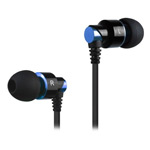 Наушники ipipoo stereo earphone iP-A400Hi (черный/голубой, пульт/микрофон, 20-20000 Гц, 9 мм)