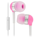 Наушники Wallytech Superior Earphones WHF-065 (розовые, пульт/микрофон, 6-23000 Гц, 10 мм)