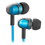 Наушники Wallytech Metal In-Ear Earphones W801 (голубые, пульт/микрофон, 16-22000 Гц, 8 мм)