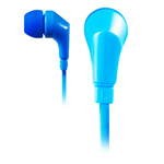 Наушники Wallytech Flat Cable Earphones WHF-111 (голубые, пульт/микрофон, 20-20000 Гц, 8 мм)