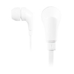 Наушники Wallytech Flat Cable Earphones WHF-111 (белые, пульт/микрофон, 20-20000 Гц, 8 мм)