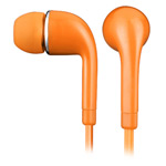 Наушники Wallytech Stereo In-Ear Earphone WHF-126 (оранжевые, пульт/микрофон, 20-20000 Гц, 10 мм)