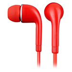 Наушники Wallytech Stereo In-Ear Earphone WHF-126 (красные, пульт/микрофон, 20-20000 Гц, 10 мм)