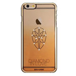 Чехол G-Case Diamond in Love Series для Apple iPhone 6 (золотистый, пластиковый)