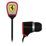 Наушники Logic3 Ferrari Scuderia Collection R100i (черные, пульт/микрофон, 10 мм)
