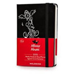 Записная книжка Moleskine Mickey Mouse (90x140 мм, черная, модель 323142, нелинованная, 144 страницы)