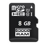 Флеш-карта GOODRAM microSDHC (8Gb, microSD, Class 10)