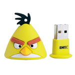 Флеш-карта Angry Birds USB (8Gb, USB 2.0, желтая)
