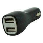Зарядное устройство iTechnology Dual USB Adapter универсальное (автомобильное, 4.5A, 2xUSB, microUSB, белое)