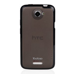 Чехол YooBao Protect case для HTC One X S720e (гелевый/пластиковый, черный)