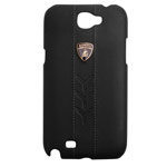 Чехол Lamborghini Perfomante для Samsung Galaxy Note 2 N7100 (черный, кожаный)