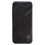 Чехол Nillkin Qin leather case для Apple iPhone SE (черный, кожаный)