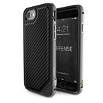 Чехол X-doria Defense Lux для Apple iPhone 7 (Carbon Fiber, маталлический)