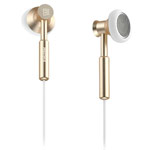 Наушники Remax Metal Earphone RM-305M (золотистые, пульт/микрофон, 20-20000 Гц)