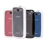 Чехол YooBao Protect case для Samsung Galaxy S3 i9300 (гелевый/пластиковый, черный)