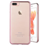 Чехол Devia Glimmer case для Apple iPhone 7 plus (розово-золотистый, пластиковый)
