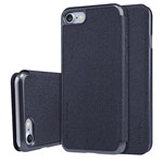 Чехол Nillkin Sparkle Leather Case для Apple iPhone 7 (темно-серый, винилискожа)