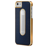Чехол X-doria Dash Case для Apple iPhone 5 (синий, кожанный)