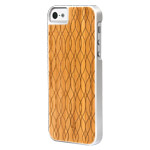 Чехол X-doria Engage Bamboo Case для Apple iPhone 5 (Waves, деревянный)