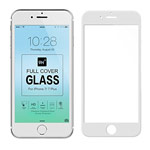 Защитная пленка Devia Full Screen Tempered Glass для Apple iPhone 7 (стеклянная, 0.26 мм, белая)