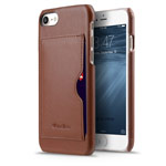Чехол Melkco Premium Card Slot Snap Cover V1 для Apple iPhone 7 (коричневый, кожаный)