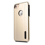Чехол Melkco Kubalt case для Apple iPhone 7 (золотистый/черный, пластиковый)