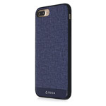 Чехол Occa Empire Collection для Apple iPhone 7 plus (синий, матерчатый)