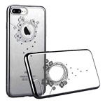 Чехол Devia Crystal Garland для Apple iPhone 7 plus (Gun Black, пластиковый)