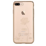 Чехол Devia Crystal Lotus для Apple iPhone 7 plus (Champagne Gold, пластиковый)