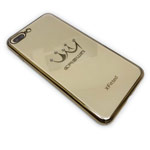 Чехол X-Fitted Fashion Crown для Apple iPhone 7 plus (золотистый, пластиковый)