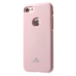 Чехол Mercury Goospery Jelly Case Hole для Apple iPhone 7 (розовый, гелевый)