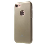 Чехол Mercury Goospery Jelly Case Hole для Apple iPhone 7 (золотистый, гелевый)