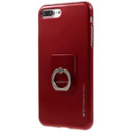 Чехол Mercury Goospery i-Jelly Ring Case для Apple iPhone 7 plus (красный, гелевый)