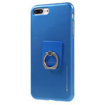 Чехол Mercury Goospery i-Jelly Ring Case для Apple iPhone 7 plus (голубой, гелевый)