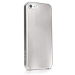 Чехол Odoyo Slim Edge Glitter Case для Apple iPhone 5 (серебристый, пластиковый)
