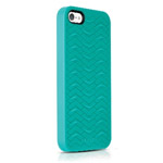 Чехол Odoyo Sharkskin Case для Apple iPhone 5 (голубой, гелевый)