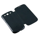 Чехол Yotrix BackCover Flip для Samsung Galaxy S3 i9300 (карбон, черный)