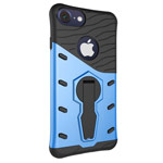 Чехол Yotrix StandCase для Apple iPhone 7 (синий, пластиковый)