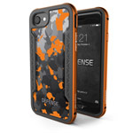 Чехол X-doria Defense Shield для Apple iPhone 7 (Orange Camo, маталлический)