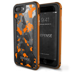 Чехол X-doria Defense Shield для Apple iPhone 7 plus (Orange Camo, маталлический)